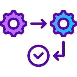 proceso de trabajo icono