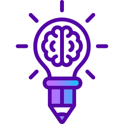 Creative brain icon