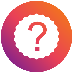 Question sign icon