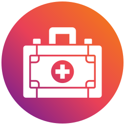 First aid kit icon