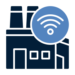 Smart factory icon