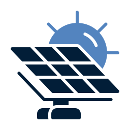 Solar panel icon