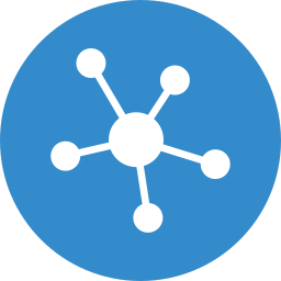 Cloud network icon