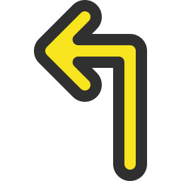 Turn left icon