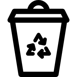 lixeira de reciclagem Ícone