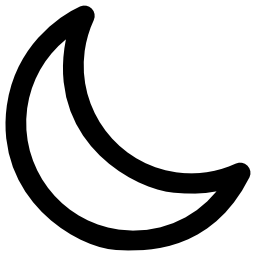 Half moon icon