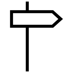 direzione icona