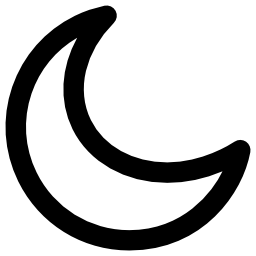 Half moon icon