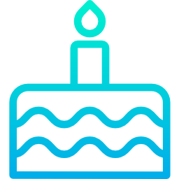 Birthday cake icon