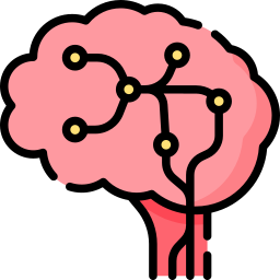 circuito neuronal icono