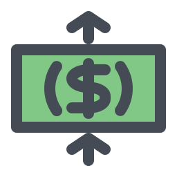 Money growth icon