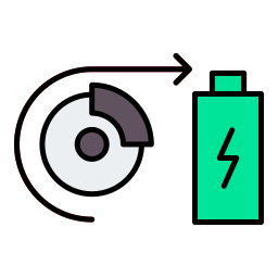 regenerative bremse icon