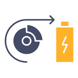 Regenerative brake icon