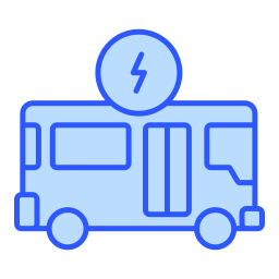 elektrische bus icoon