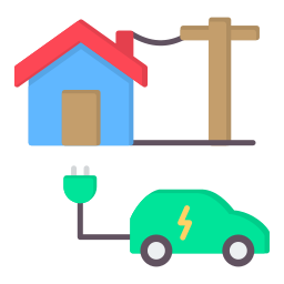 Vehicle charging icon