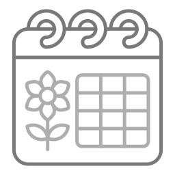 Весенний календарь иконка