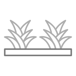 Grass leaves icon