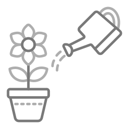 Watering plants icon