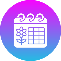 Весенний календарь иконка