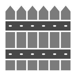 clôture Icône