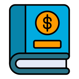 libro de contabilidad icono