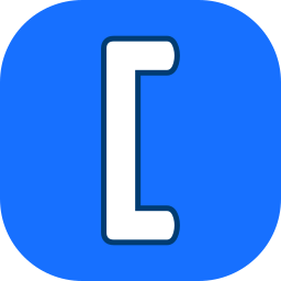 Open bracket icon