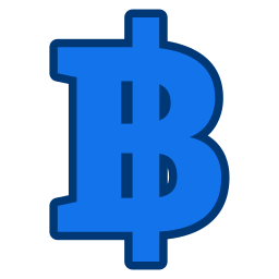 Baht sign icon