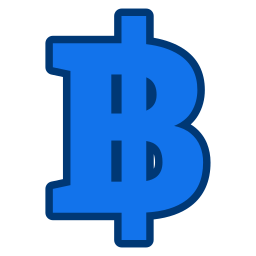 baht-teken icoon