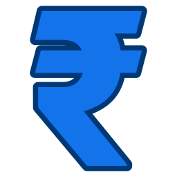 rupia-signo icono