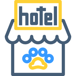 Pet hotel icon