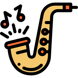 saxofón icono