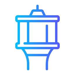 Airport tower icon