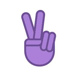 Peace sign icon