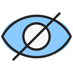 Not visible icon