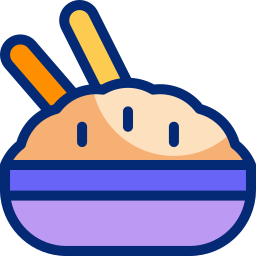 Rice bowl icon