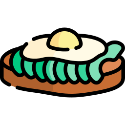 Avocado toast icon