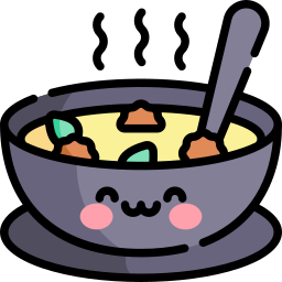 gorąca zupa ikona