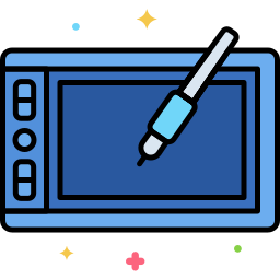 Drawing tablet icon