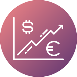 taux de change Icône