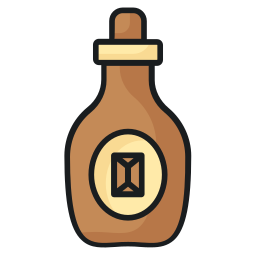 Syrup bottle icon