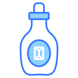 botella de jarabe icono