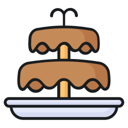 Chocolate fountain icon