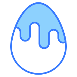 Chocolate egg icon