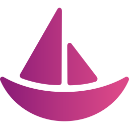 Boat fishing icon