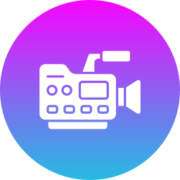 camara de video icono