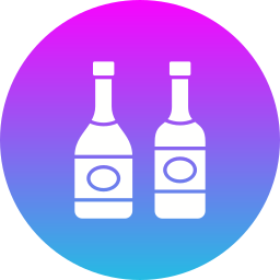 botellas de vino icono