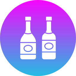 Wine bottles icon