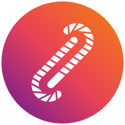 Candy cane icon