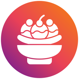 Banana split icon