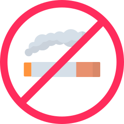 sala de no fumadores icono